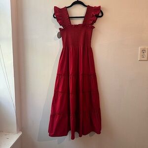 Hill House Ellie Nap Dress in Victorian Red XS